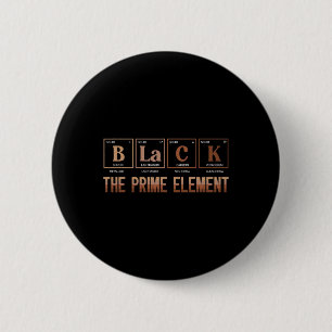 Bóton Redondo 5.08cm O Primeiro Elemento Negro Mês da História Negra Pe