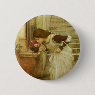Bóton Redondo 5.08cm O Santuário de John William Waterhouse