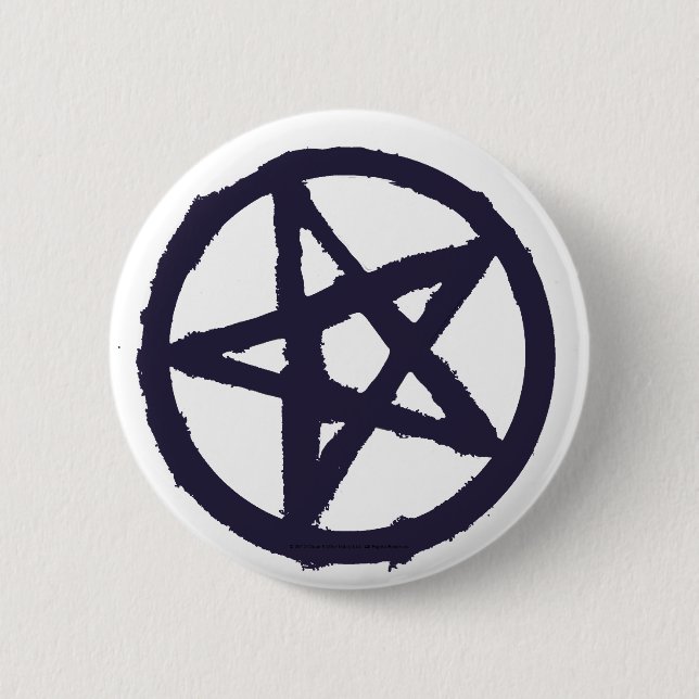 Bóton Redondo 5.08cm O símbolo do tribo dos ratos da alameda (Frente)