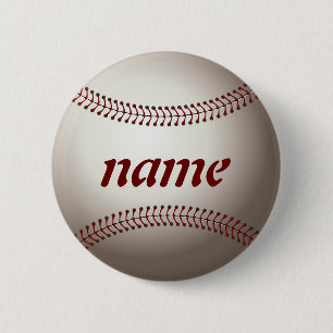 Bóton Redondo 5.08cm O treinador da equipe do jogo do home run ostenta