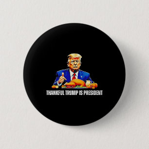 Bóton Redondo 5.08cm O Trump De Graças É Engraçado Pelo Presidente