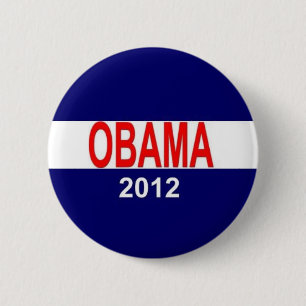 Bóton Redondo 5.08cm Obama 2012