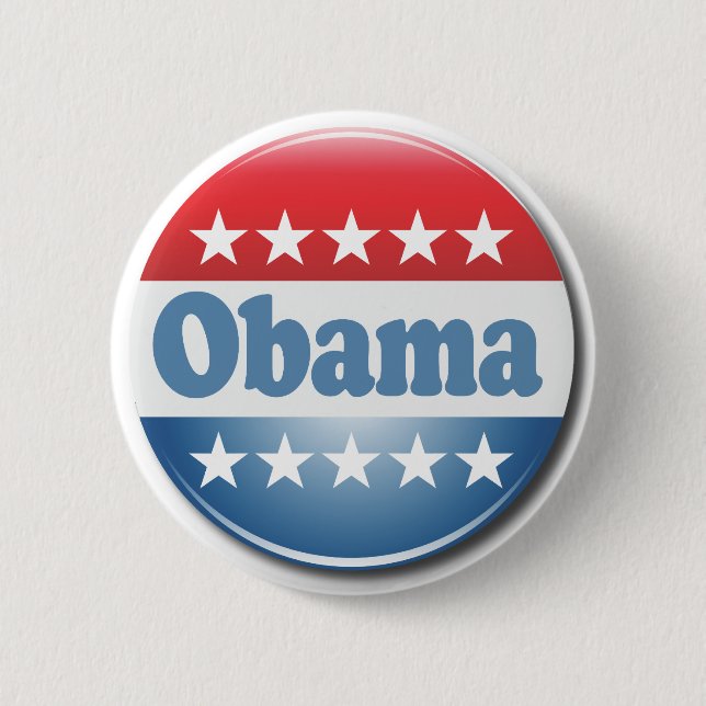 Bóton Redondo 5.08cm Obama 2012 (Frente)