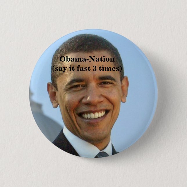 Bóton Redondo 5.08cm Obama-anti. (Frente)