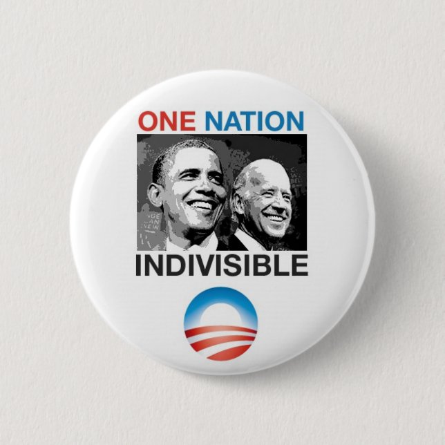 Bóton Redondo 5.08cm Obama Biden '08 (Frente)