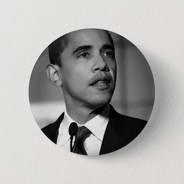 Bóton Redondo 5.08cm Obama Button (Frente)