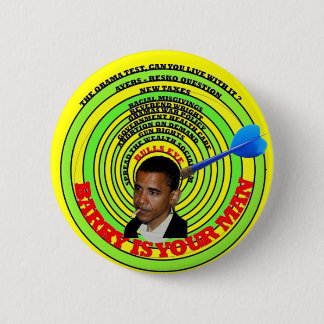 Bóton Redondo 5.08cm obama é seu homem