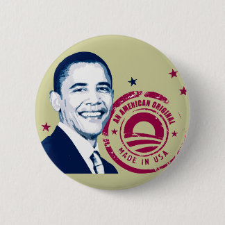 Bóton Redondo 5.08cm Obama - feito nos EUA