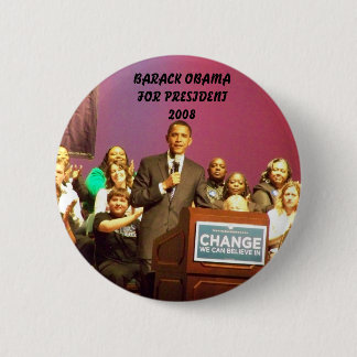 BÓTON REDONDO 5.08CM OBAMA PARA O PRESIDENTE