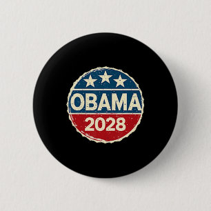 Bóton Redondo 5.08cm Obama Vintage Presidente 2028 Obama 1