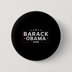 Bóton Redondo 5.08cm Obama Vintage Presidente 2028 Obama _12
