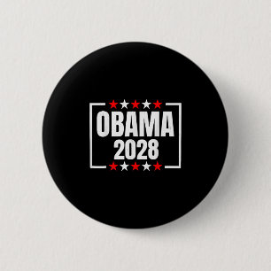 Bóton Redondo 5.08cm Obama Vintage Presidente 2028 Obama _6