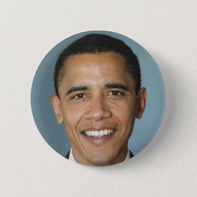 Bóton Redondo 5.08cm ObamaBarack (Frente)