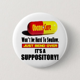 Bóton Redondo 5.08cm ObamaCare - Suppository