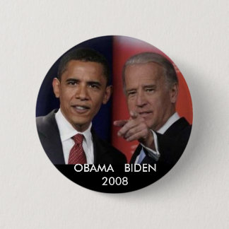 Bóton Redondo 5.08cm obamadebate, OBAMA   BIDEN2008