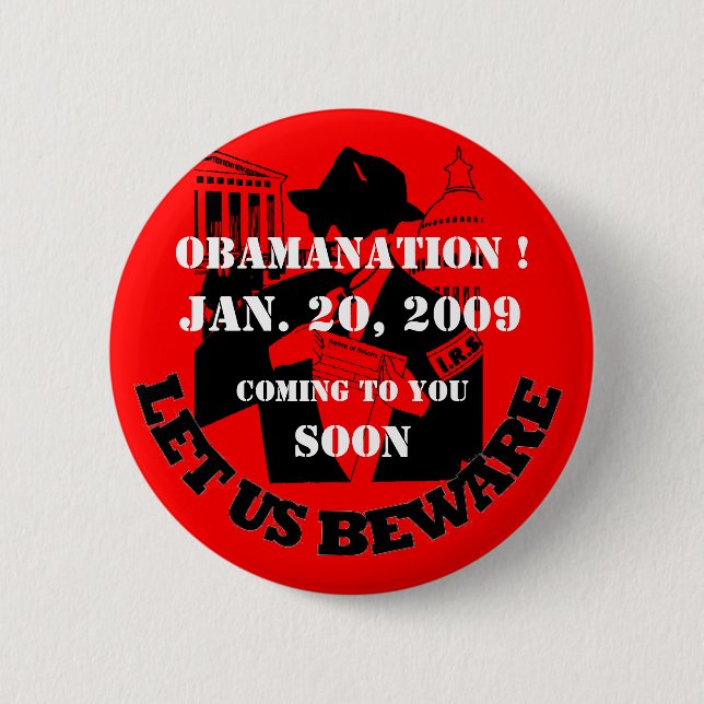 BÓTON REDONDO 5.08CM OBAMANATION, IRS (Frente)