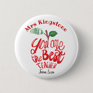 Bóton Redondo 5.08cm Obrigado, caneca, você é a melhor!