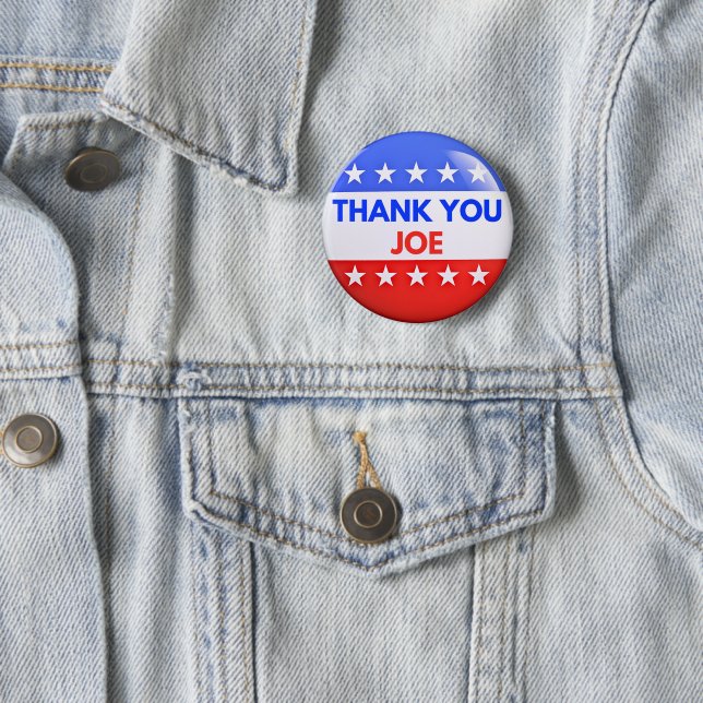 Bóton Redondo 5.08cm Obrigado Joe Biden (In Situ)