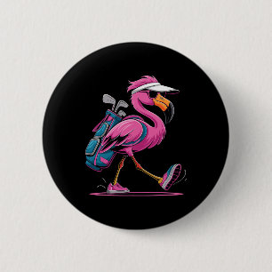 Bóton Redondo 5.08cm Óculos de Sol Ping Flamingo Golfe Mulher Senhoras 