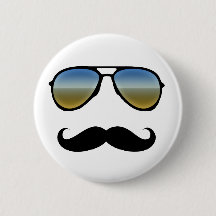Óculos de sol retro engraçados com bigode