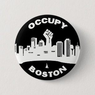 Bóton Redondo 5.08cm Ocupe Boston