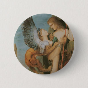 Bóton Redondo 5.08cm Oedipus e a esfinge