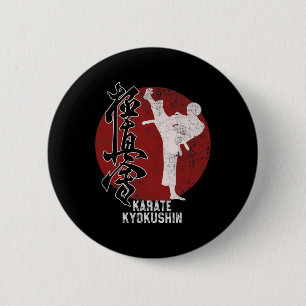 Bóton Redondo 5.08cm Oferta de Arte Marcial de Kyokushin Karate