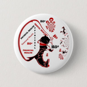 Bóton Redondo 5.08cm Oferta de Papais noeis Secretos - Prosperidade e R