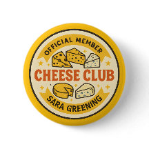 Official Member of the Cheese Club Name gift