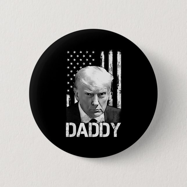 Bóton Redondo 5.08cm Oficial 2025 Trump Daddy _2  (Frente)