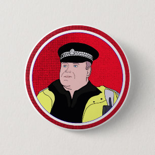 Bóton Redondo 5.08cm Oficial de Polícia