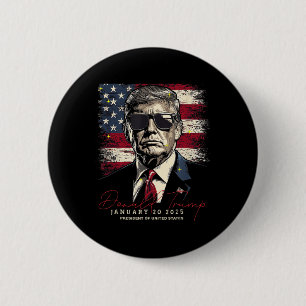 Bóton Redondo 5.08cm Oficialmente Descarregado Pelo Que Foi Trump Victo