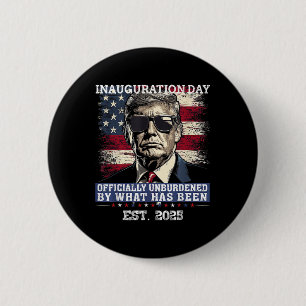 Bóton Redondo 5.08cm Oficialmente Descarregado Pelo Que Foi Trump Victo