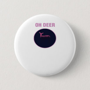 Bóton Redondo 5.08cm Oh Deer Estética Moderna