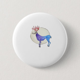 Bóton Redondo 5.08cm Oh Deer Estilo Gráfico Limpo