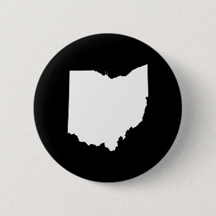 Bóton Redondo 5.08cm Ohio em Branco e Negro
