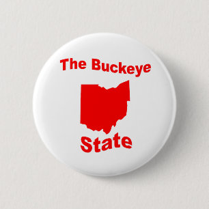 Bóton Redondo 5.08cm Ohio: O estado do Buckeye