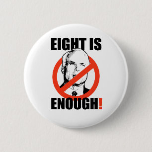 BÓTON REDONDO 5.08CM OITO SÃO BASTANTE BOTÃO