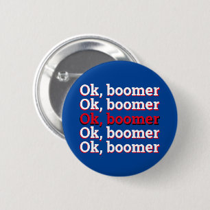 Bóton Redondo 5.08cm OK Boomer