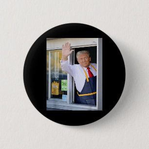 Bóton Redondo 5.08cm Olá, Arranje Seu Burger Donald Trump Cozinheiros.