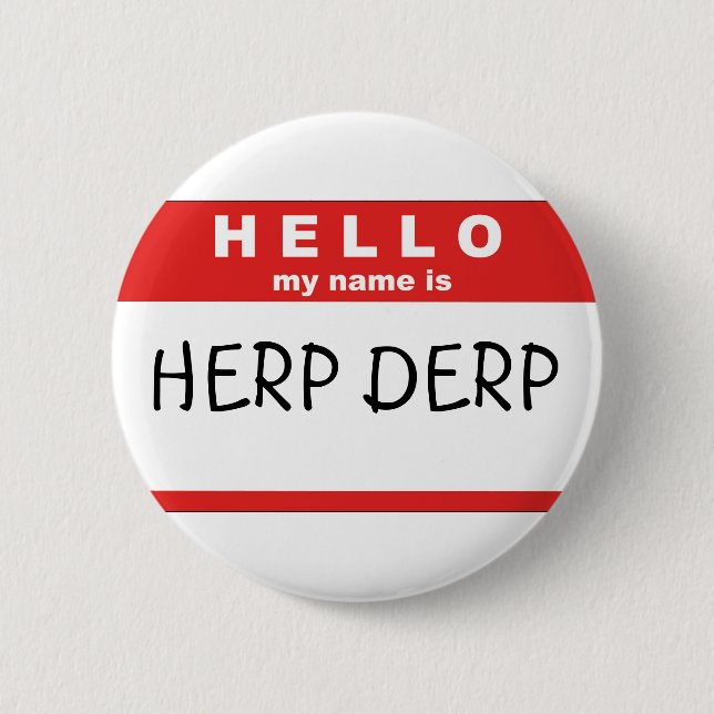 Bóton Redondo 5.08cm Olá! meu nome é (Frente)