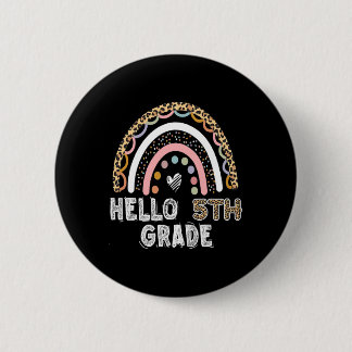 Bóton Redondo 5.08cm Olá Primeira Série 1ª Série De Volta à Escola