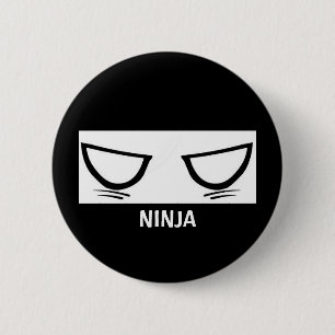 Bóton Redondo 5.08cm olhos do ninja