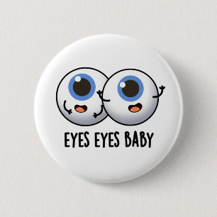 Bóton Redondo 5.08cm Olhos Olhos Bebê Belo Olho