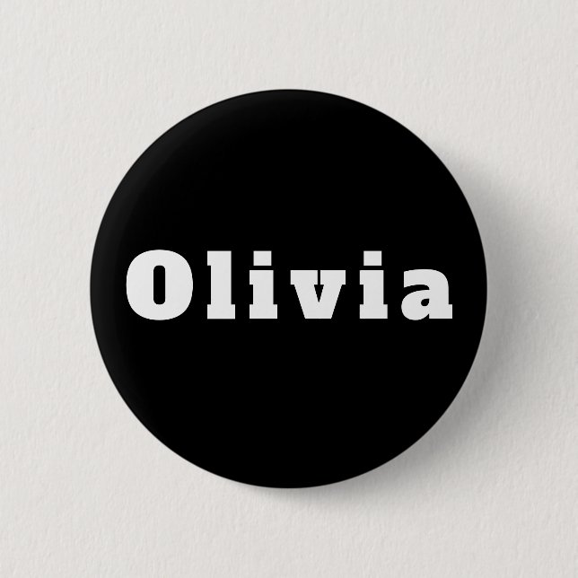 Bóton Redondo 5.08cm Olivia (Frente)