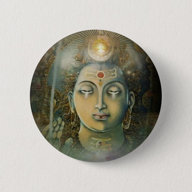 Bóton Redondo 5.08cm OM Namah Shivay (Frente)