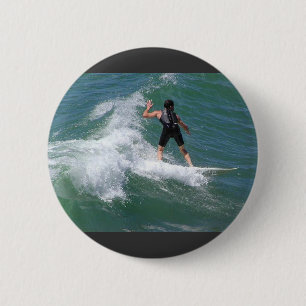 Bóton Redondo 5.08cm Onda surfando