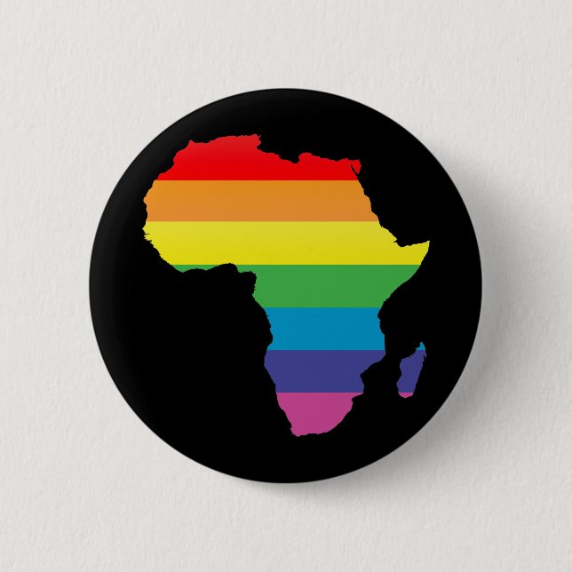 Bóton Redondo 5.08cm orgulho de áfrica. (Frente)