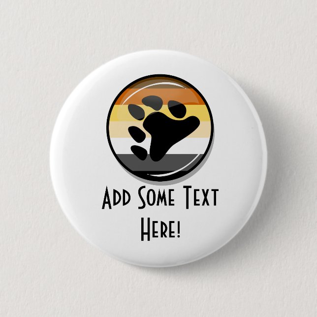 Bóton Redondo 5.08cm Orgulho de Urso (Frente)