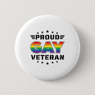 Bóton Redondo 5.08cm Orgulho Gay Veterano do Mês do Veterano Dia do Ve